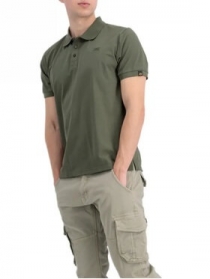136600-257 Férfi Galléros Póló Alpha Industries